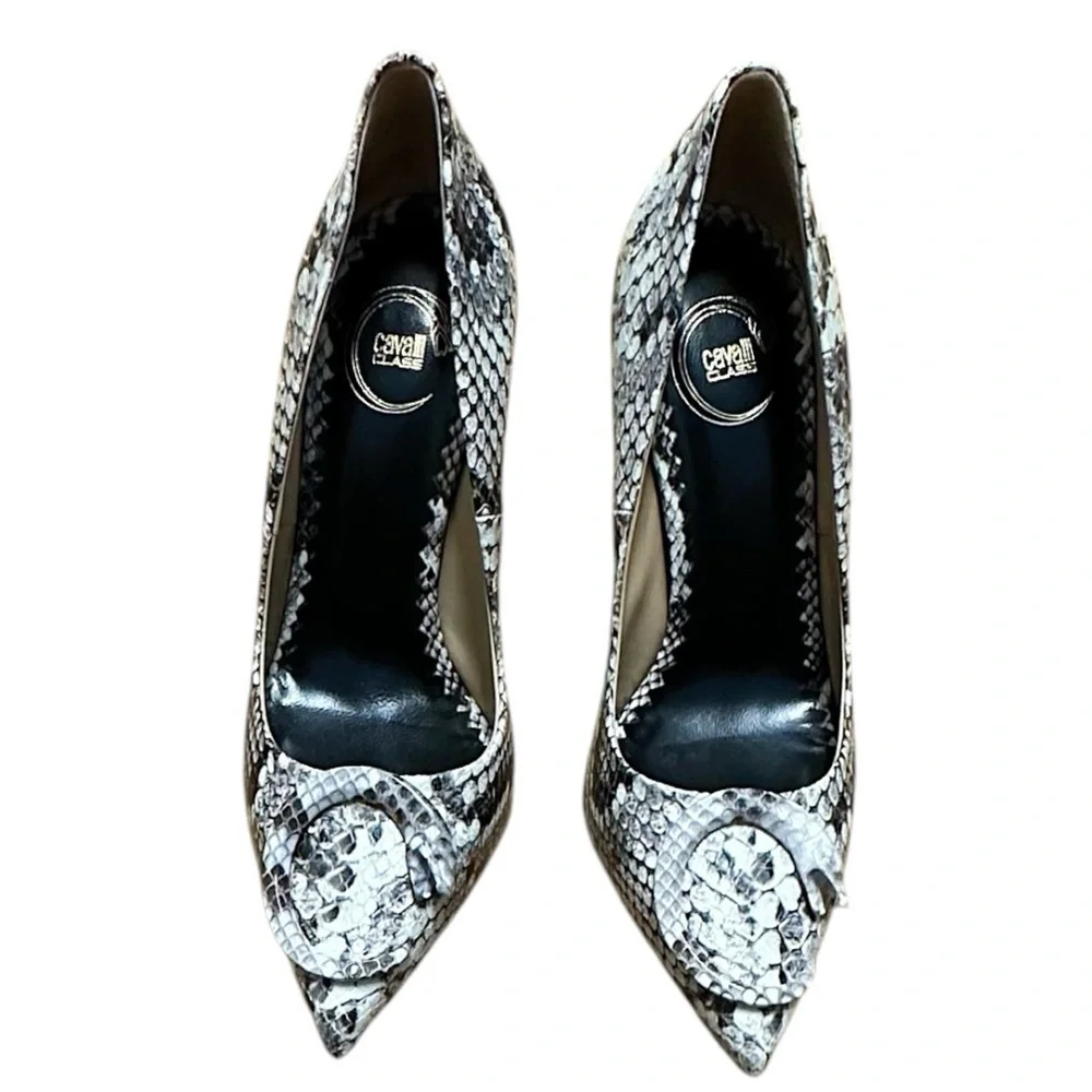 CAVALLI CLASS Snakeskin Heels